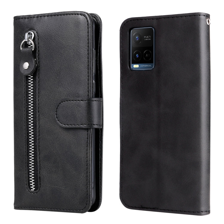 Fashion Calf Texture Zipper Horizontal Flip Leather Phone Case, For vivo Y21 / Y21S / Y33S, For Xiaomi 11T / 11T Pro