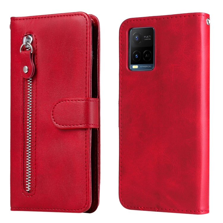 Fashion Calf Texture Zipper Horizontal Flip Leather Phone Case, For vivo Y21 / Y21S / Y33S, For Xiaomi 11T / 11T Pro