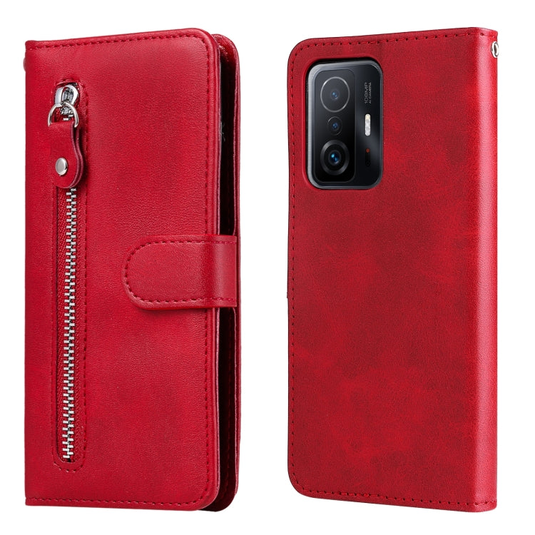 Fashion Calf Texture Zipper Horizontal Flip Leather Phone Case, For vivo Y21 / Y21S / Y33S, For Xiaomi 11T / 11T Pro