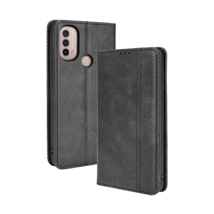 Magnetic Buckle Retro Crazy Horse Texture Horizontal Flip Phone Leather Case with Holder & Card Slots & Photo Frame, For Motorola Moto E40 / E30 / E20, For Motorola G Pure, For OPPO Realme GT Neo2, For vivo iQOO 8 Pro, For vivo iQOO 8, For Huawei nova 9