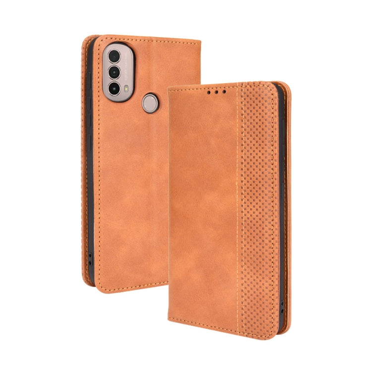 Magnetic Buckle Retro Crazy Horse Texture Horizontal Flip Phone Leather Case with Holder & Card Slots & Photo Frame, For Motorola Moto E40 / E30 / E20, For Motorola G Pure, For OPPO Realme GT Neo2, For vivo iQOO 8 Pro, For vivo iQOO 8, For Huawei nova 9