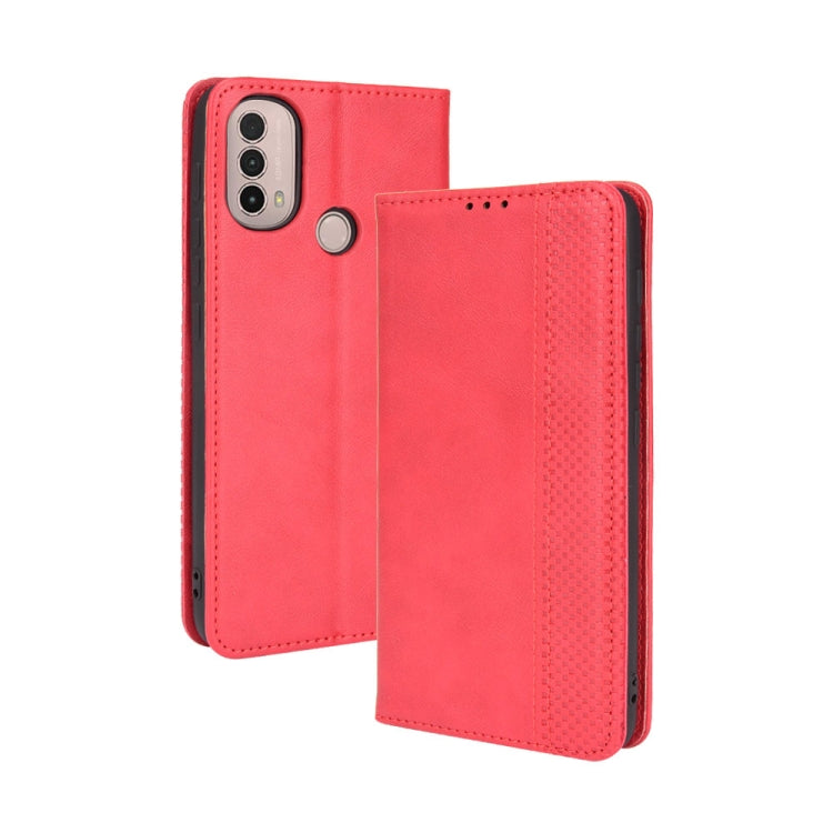 Magnetic Buckle Retro Crazy Horse Texture Horizontal Flip Phone Leather Case with Holder & Card Slots & Photo Frame, For Motorola Moto E40 / E30 / E20, For Motorola G Pure, For OPPO Realme GT Neo2, For vivo iQOO 8 Pro, For vivo iQOO 8, For Huawei nova 9