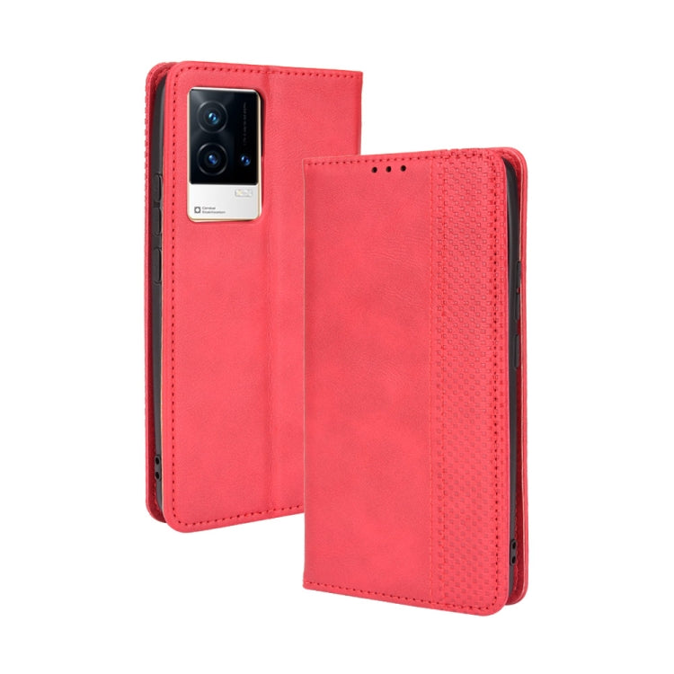 Magnetic Buckle Retro Crazy Horse Texture Horizontal Flip Phone Leather Case with Holder & Card Slots & Photo Frame, For Motorola Moto E40 / E30 / E20, For Motorola G Pure, For OPPO Realme GT Neo2, For vivo iQOO 8 Pro, For vivo iQOO 8, For Huawei nova 9