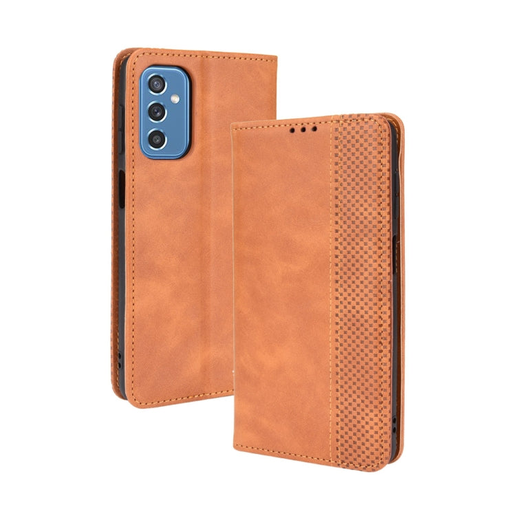 Magnetic Buckle Retro Crazy Horse Texture Horizontal Flip Phone Leather Case with Holder & Card Slots & Photo Frame, For Huawei nova 9 Pro / Honor 50 Pro, For Samsung Galaxy A13 5G, For Samsung Galaxy A22 5G Japanese Version, For Samsung Galaxy M52 5G