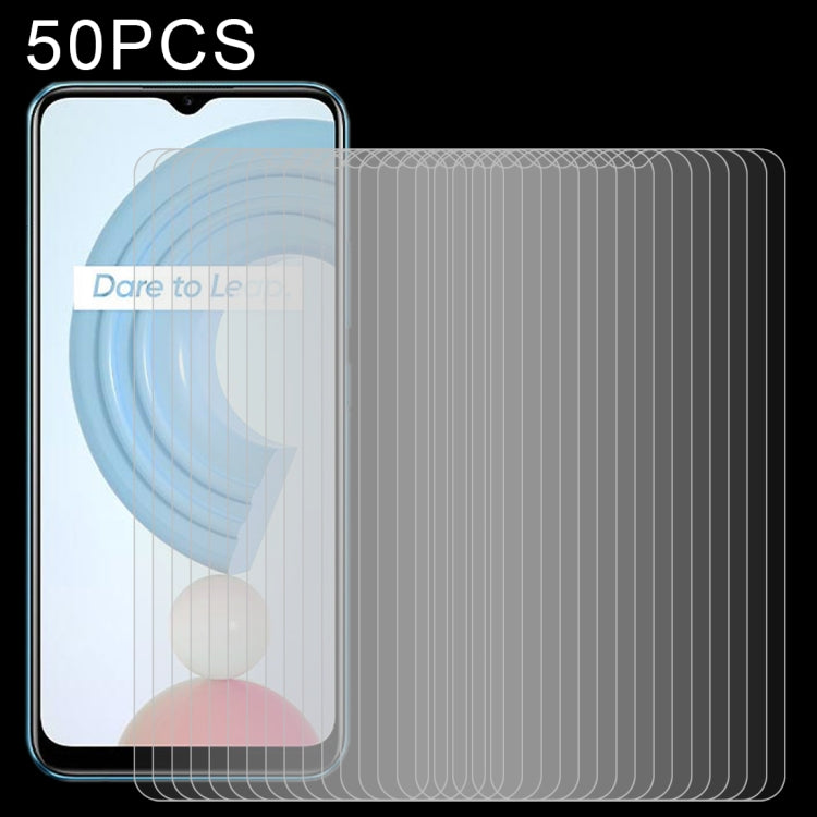 50 PCS 0.26mm 9H 2.5D Tempered Glass Film, For Honor 50 Lite (50 PCS), For OPPO Realme C21Y (50 PCS), For vivo Y12S 2021 / Y15A / Y15S / Y12a (50 PCS), For vivo Y70t (50 PCS)