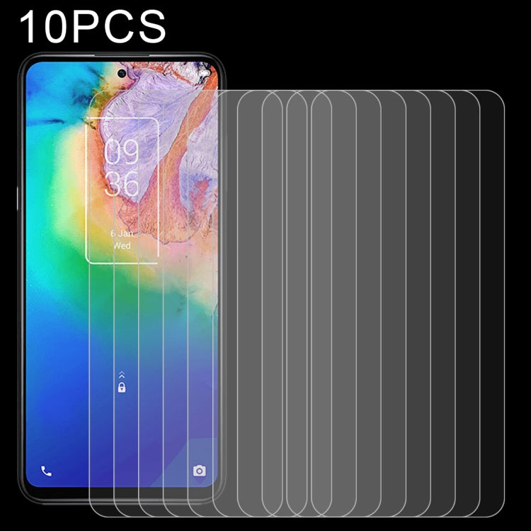10 PCS 0.26mm 9H 2.5D Tempered Glass Film, For Tecno Pop 5 (10 PCS), For TCL 10 5G (10 PCS), For TCL 20 5G (10 PCS), For Tecno Pova 2 (10 PCS), For ZTE Axon 30 Pro 5G (10 PCS), For Tecno Phantom X (10 PCS), For ZTE Blade V30 (10PCS)