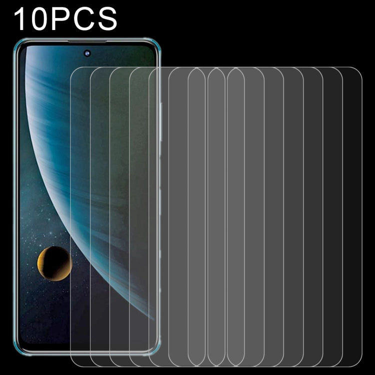 10 PCS 0.26mm 9H 2.5D Tempered Glass Film, For Tecno Pop 5 (10 PCS), For TCL 10 5G (10 PCS), For TCL 20 5G (10 PCS), For Tecno Pova 2 (10 PCS), For ZTE Axon 30 Pro 5G (10 PCS), For Tecno Phantom X (10 PCS), For ZTE Blade V30 (10 PCS)