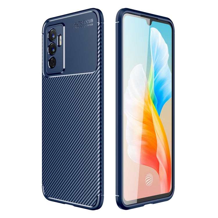 Carbon Fiber Texture Shockproof TPU Phone Case, For vivo S10e, For vivo T1, For Xiaomi Redmi Note 11 Pro, For Xiaomi Redmi Note 11 China