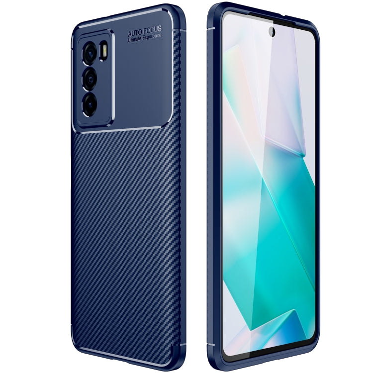 Carbon Fiber Texture Shockproof TPU Phone Case, For vivo S10e, For vivo T1, For Xiaomi Redmi Note 11 Pro, For Xiaomi Redmi Note 11 China