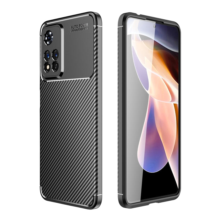 Carbon Fiber Texture Shockproof TPU Phone Case, For vivo S10e, For vivo T1, For Xiaomi Redmi Note 11 Pro, For Xiaomi Redmi Note 11 China