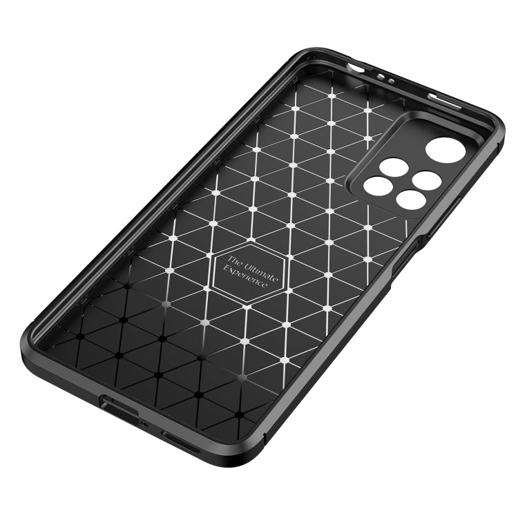 Carbon Fiber Texture Shockproof TPU Phone Case