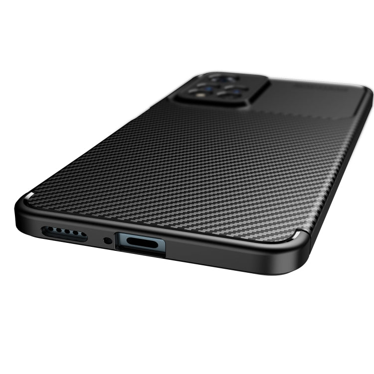 Carbon Fiber Texture Shockproof TPU Phone Case