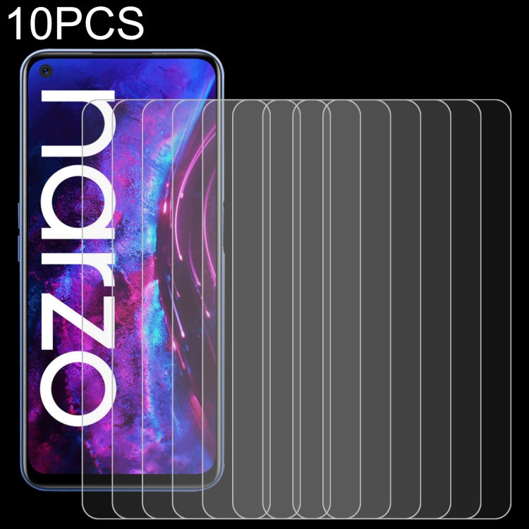 10 PCS 0.26mm 9H 2.5D Tempered Glass Film, For Huawei Enjoy 20e (10 PCS), For Huawei nova Y60, For OPPO Realme X7 Pro Ultra (10 PCS), For OPPO Realme Q3t / Realme Q3s / Realme 9 Pro / Realme V25 (10 PCS), For OPPO Realme Narzo 30 Pro (10 PCS)