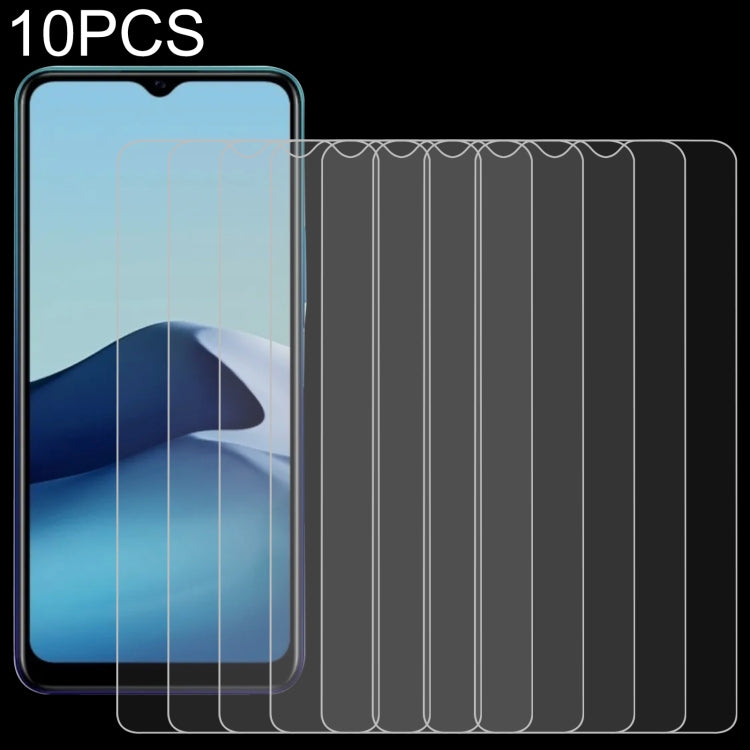 10 PCS 0.26mm 9H 2.5D Tempered Glass Film, For Huawei Enjoy 20e (10 PCS), For Huawei nova Y60, For OPPO Realme