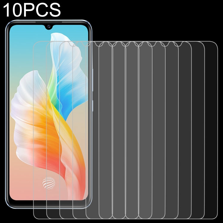 10 PCS 0.26mm 9H 2.5D Tempered Glass Film, For Huawei Enjoy 20e (10 PCS), For Huawei nova Y60, For OPPO Realme