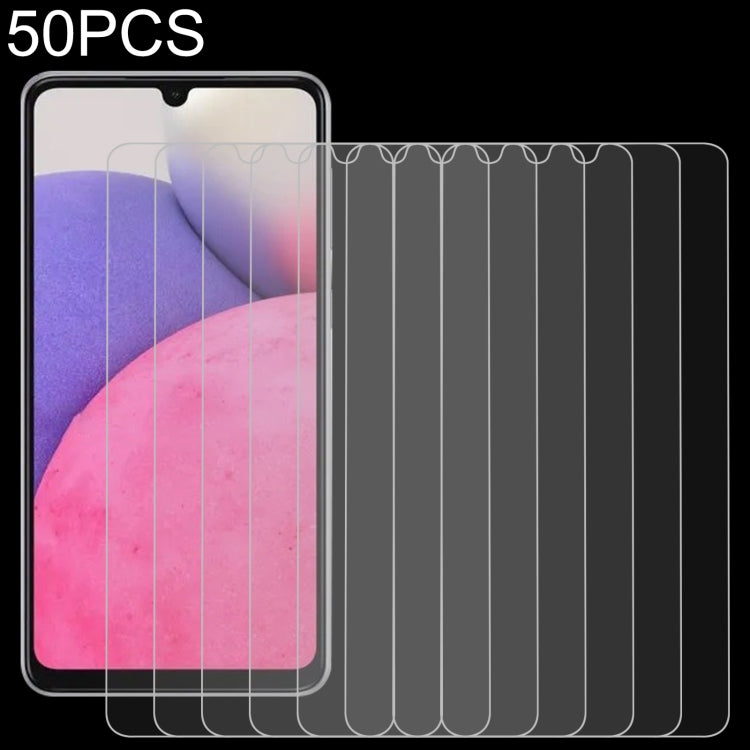 50 PCS 0.26mm 9H 2.5D Tempered Glass Film, For Huawei Enjoy 20e (50 PCS), For Huawei nova Y60, For OPPO Realme