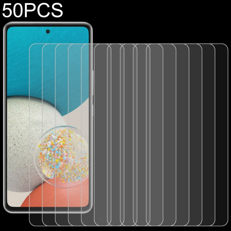 50 PCS 0.26mm 9H 2.5D Tempered Glass Film, For Huawei Enjoy 20e (50 PCS), For Huawei nova Y60, For OPPO Realme