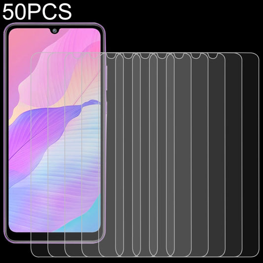 50 PCS 0.26mm 9H 2.5D Tempered Glass Film, For Huawei Enjoy 20e (50 PCS), For Huawei nova Y60, For OPPO Realme