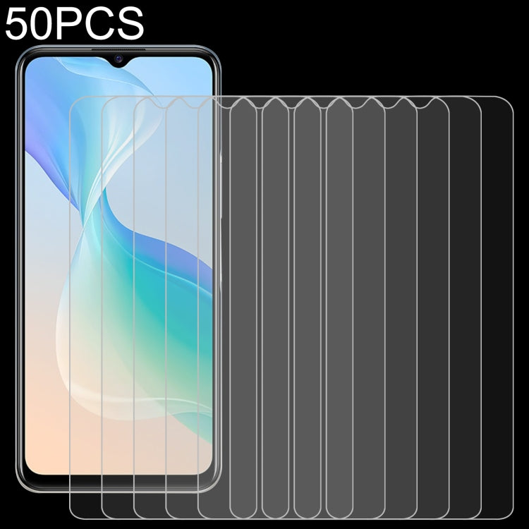 50 PCS 0.26mm 9H 2.5D Tempered Glass Film, For Huawei Enjoy 20e (50 PCS), For Huawei nova Y60, For OPPO Realme