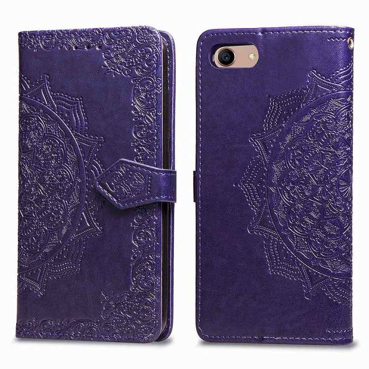 Embossed Mandala Pattern PC + TPU Horizontal Flip Leather Case with Holder &amp; Card Slots, For OPPO R17, For OPPO A3, For OPPO A5, For OPPO A7, For OPPO A83