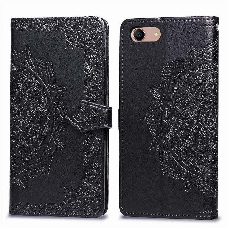 Embossed Mandala Pattern PC + TPU Horizontal Flip Leather Case with Holder &amp; Card Slots, For OPPO R17, For OPPO A3, For OPPO A5, For OPPO A7, For OPPO A83