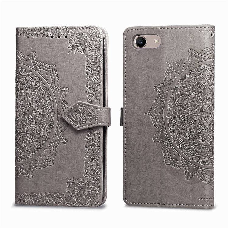 Embossed Mandala Pattern PC + TPU Horizontal Flip Leather Case with Holder &amp; Card Slots, For OPPO R17, For OPPO A3, For OPPO A5, For OPPO A7, For OPPO A83