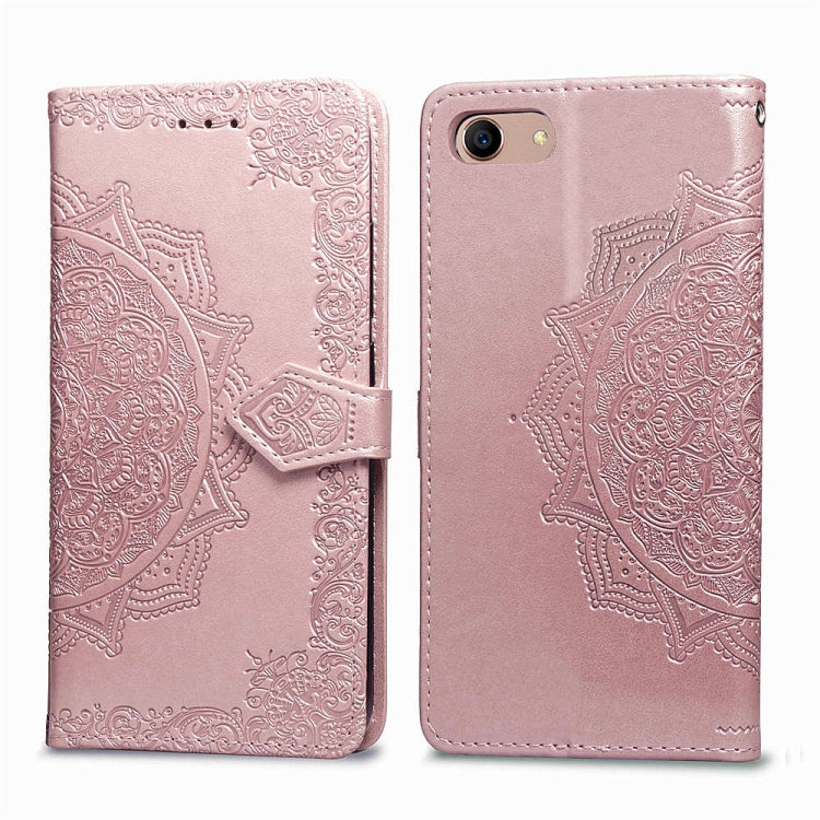 Embossed Mandala Pattern PC + TPU Horizontal Flip Leather Case with Holder &amp; Card Slots, For OPPO R17, For OPPO A3, For OPPO A5, For OPPO A7, For OPPO A83