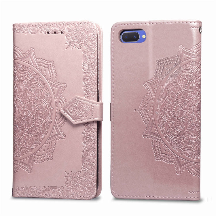 Embossed Mandala Pattern PC + TPU Horizontal Flip Leather Case with Holder &amp; Card Slots, For OPPO R17, For OPPO A3, For OPPO A5, For OPPO A7, For OPPO A83