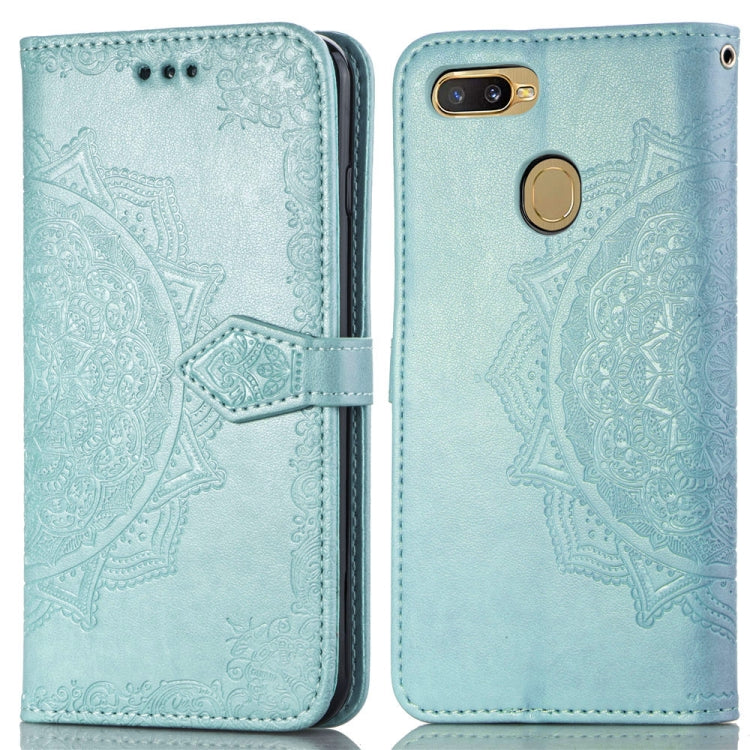 Embossed Mandala Pattern PC + TPU Horizontal Flip Leather Case with Holder &amp; Card Slots, For OPPO R17, For OPPO A3, For OPPO A5, For OPPO A7, For OPPO A83