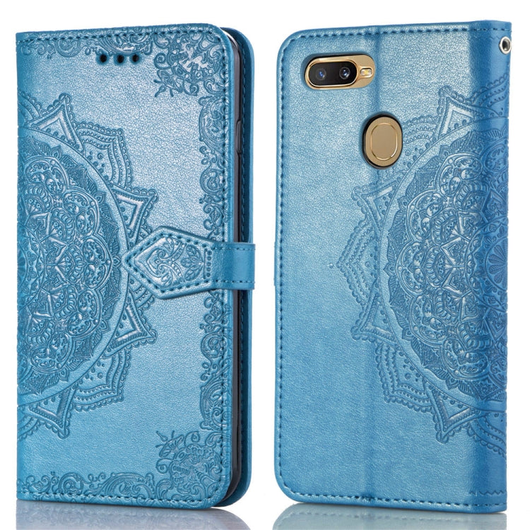 Embossed Mandala Pattern PC + TPU Horizontal Flip Leather Case with Holder &amp; Card Slots, For OPPO R17, For OPPO A3, For OPPO A5, For OPPO A7, For OPPO A83