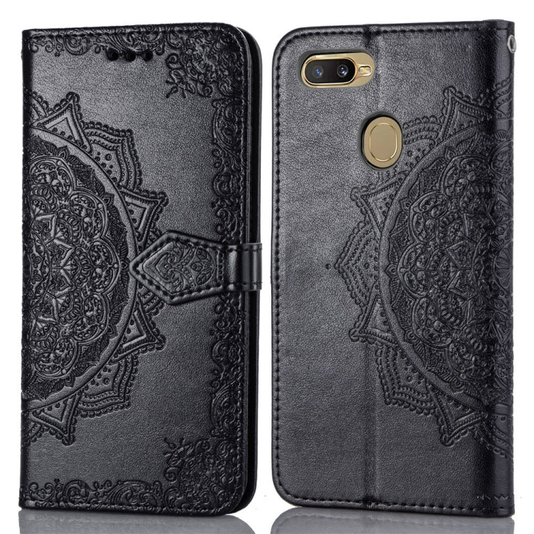 Embossed Mandala Pattern PC + TPU Horizontal Flip Leather Case with Holder &amp; Card Slots, For OPPO R17, For OPPO A3, For OPPO A5, For OPPO A7, For OPPO A83