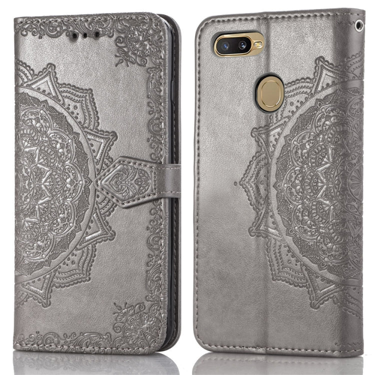 Embossed Mandala Pattern PC + TPU Horizontal Flip Leather Case with Holder &amp; Card Slots, For OPPO R17, For OPPO A3, For OPPO A5, For OPPO A7, For OPPO A83