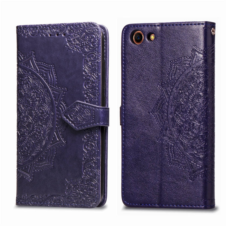 Embossed Mandala Pattern PC + TPU Horizontal Flip Leather Case with Holder &amp; Card Slots, For OPPO R17, For OPPO A3, For OPPO A5, For OPPO A7, For OPPO A83