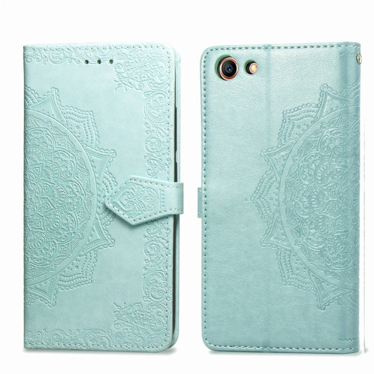 Embossed Mandala Pattern PC + TPU Horizontal Flip Leather Case with Holder &amp; Card Slots, For OPPO R17, For OPPO A3, For OPPO A5, For OPPO A7, For OPPO A83