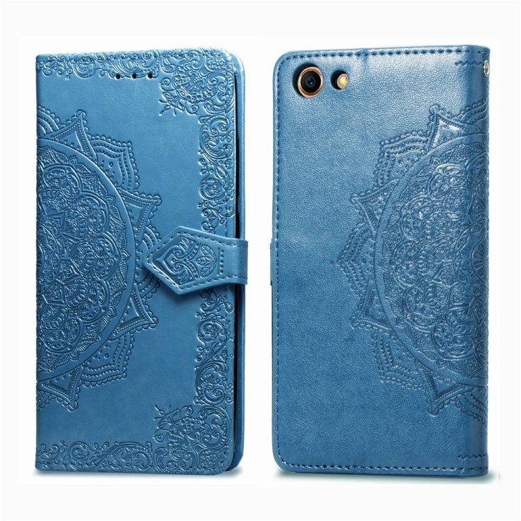 Embossed Mandala Pattern PC + TPU Horizontal Flip Leather Case with Holder &amp; Card Slots, For OPPO R17, For OPPO A3, For OPPO A5, For OPPO A7, For OPPO A83