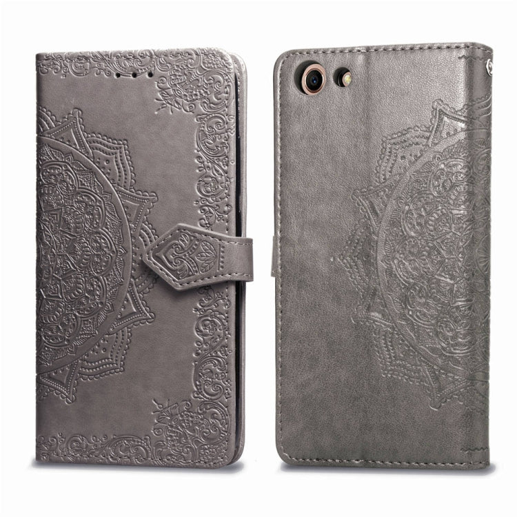 Embossed Mandala Pattern PC + TPU Horizontal Flip Leather Case with Holder &amp; Card Slots, For OPPO R17, For OPPO A3, For OPPO A5, For OPPO A7, For OPPO A83