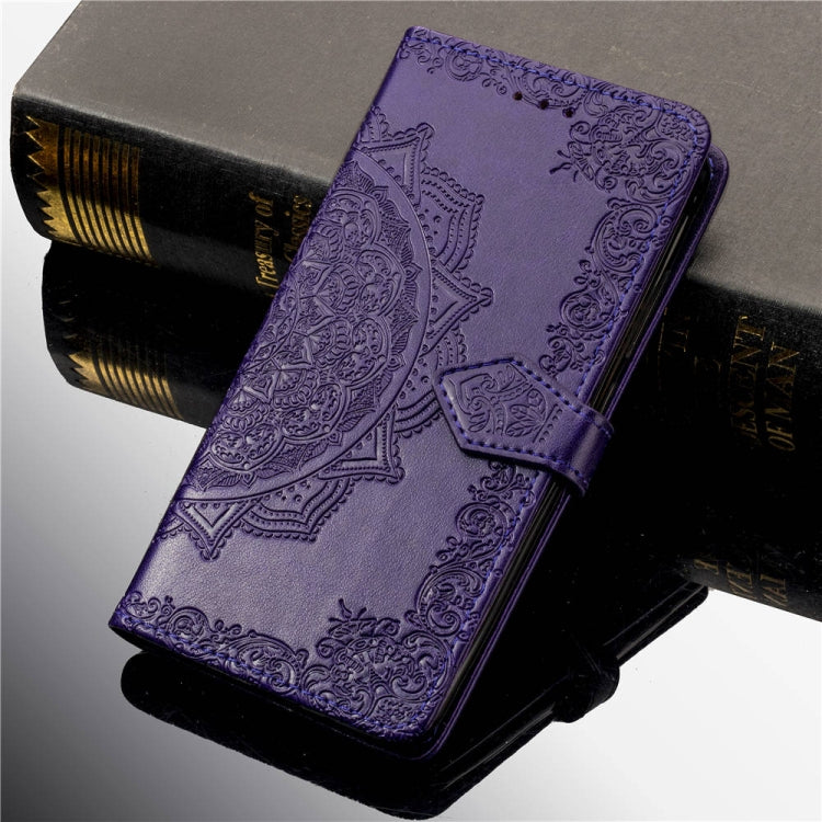 Embossed Mandala Pattern PC + TPU Horizontal Flip Leather Case with Holder & Card Slots, For OPPO F5, For OPPO F7, For OPPO F9, For OPPO F11 Pro, For OPPO F11