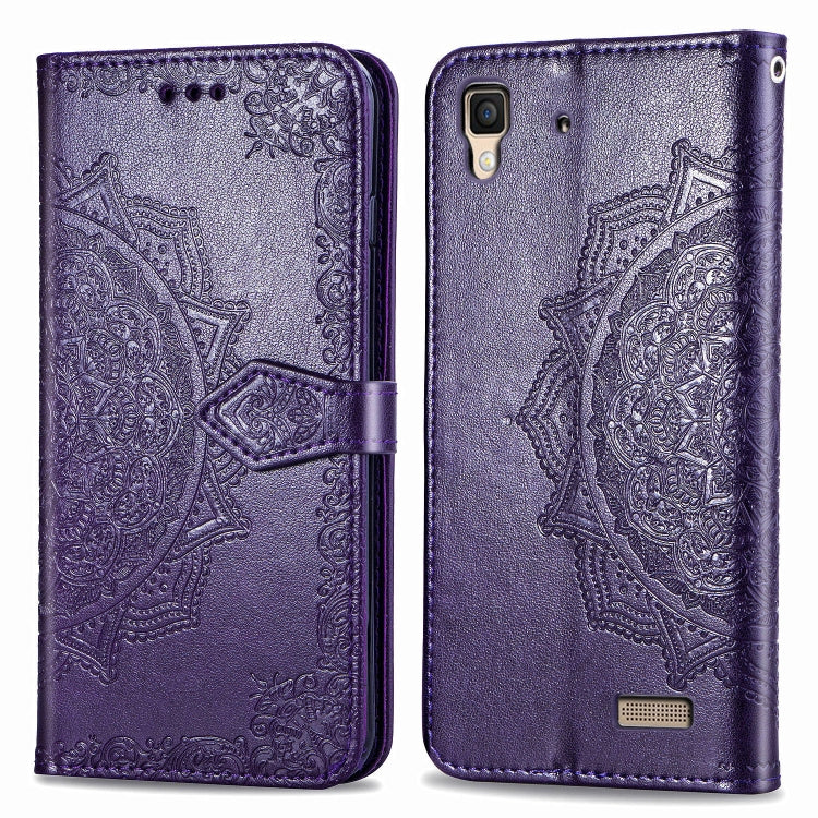 Embossed Mandala Pattern PC + TPU Horizontal Flip Leather Case with Holder & Card Slots, For OPPO R7, For OPPO R17 Pro, For OPPO Reno 10X Zoom, For OPPO Reno