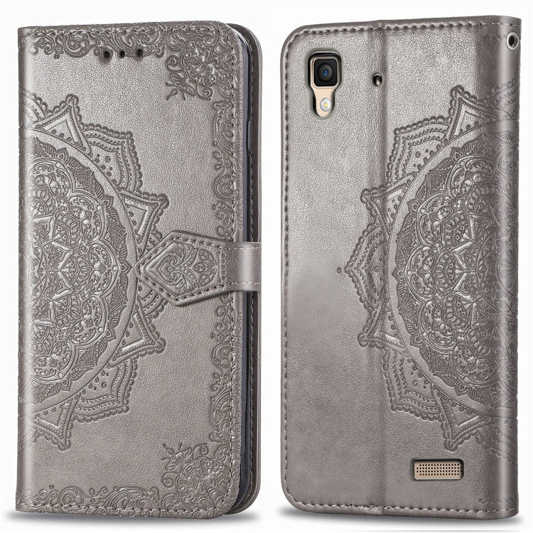 Embossed Mandala Pattern PC + TPU Horizontal Flip Leather Case with Holder & Card Slots, For OPPO R7, For OPPO R17 Pro, For OPPO Reno 10X Zoom, For OPPO Reno