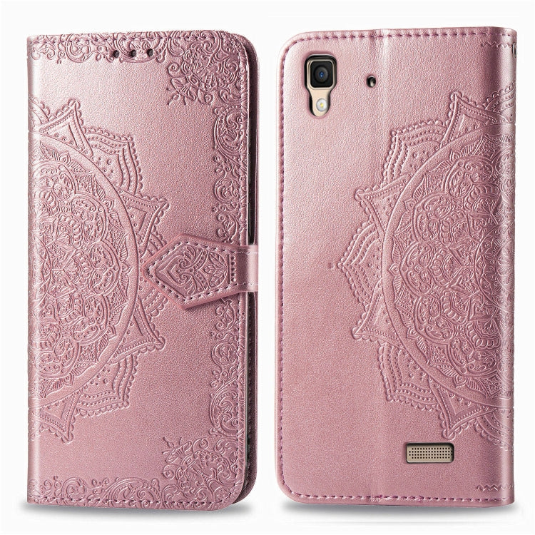 Embossed Mandala Pattern PC + TPU Horizontal Flip Leather Case with Holder & Card Slots, For OPPO R7, For OPPO R17 Pro, For OPPO Reno 10X Zoom, For OPPO Reno