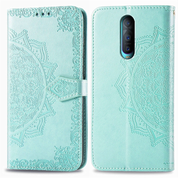 Embossed Mandala Pattern PC + TPU Horizontal Flip Leather Case with Holder & Card Slots, For OPPO R7, For OPPO R17 Pro, For OPPO Reno 10X Zoom, For OPPO Reno