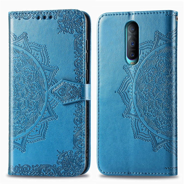 Embossed Mandala Pattern PC + TPU Horizontal Flip Leather Case with Holder & Card Slots, For OPPO R7, For OPPO R17 Pro, For OPPO Reno 10X Zoom, For OPPO Reno