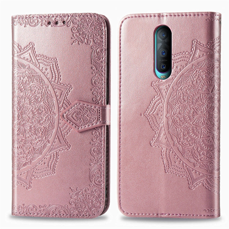 Embossed Mandala Pattern PC + TPU Horizontal Flip Leather Case with Holder & Card Slots, For OPPO R7, For OPPO R17 Pro, For OPPO Reno 10X Zoom, For OPPO Reno