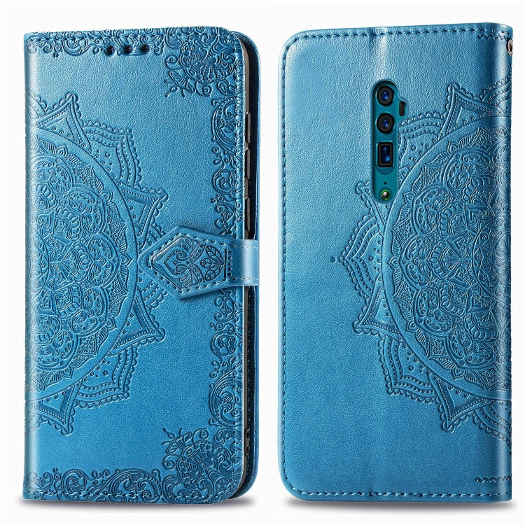 Embossed Mandala Pattern PC + TPU Horizontal Flip Leather Case with Holder & Card Slots, For OPPO R7, For OPPO R17 Pro, For OPPO Reno 10X Zoom, For OPPO Reno