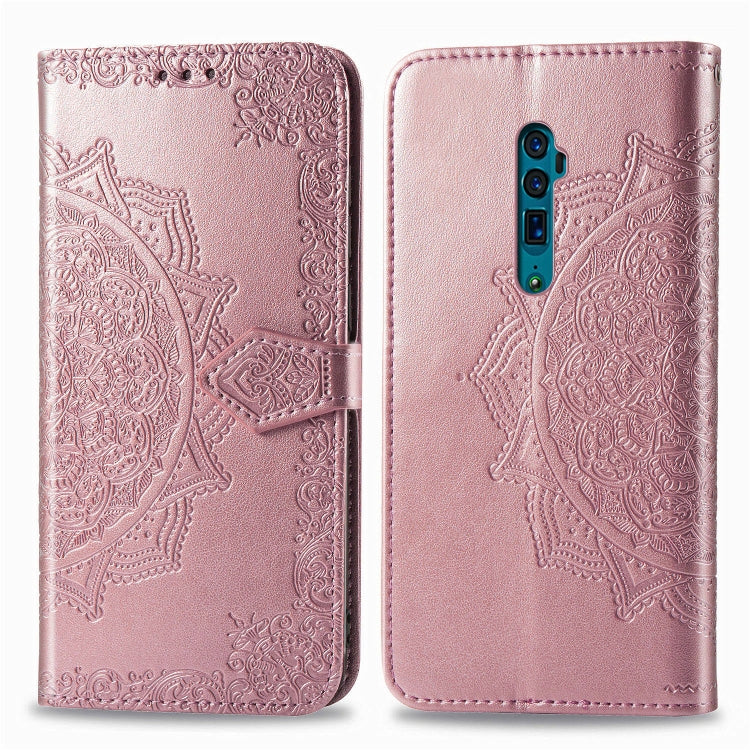 Embossed Mandala Pattern PC + TPU Horizontal Flip Leather Case with Holder & Card Slots, For OPPO R7, For OPPO R17 Pro, For OPPO Reno 10X Zoom, For OPPO Reno