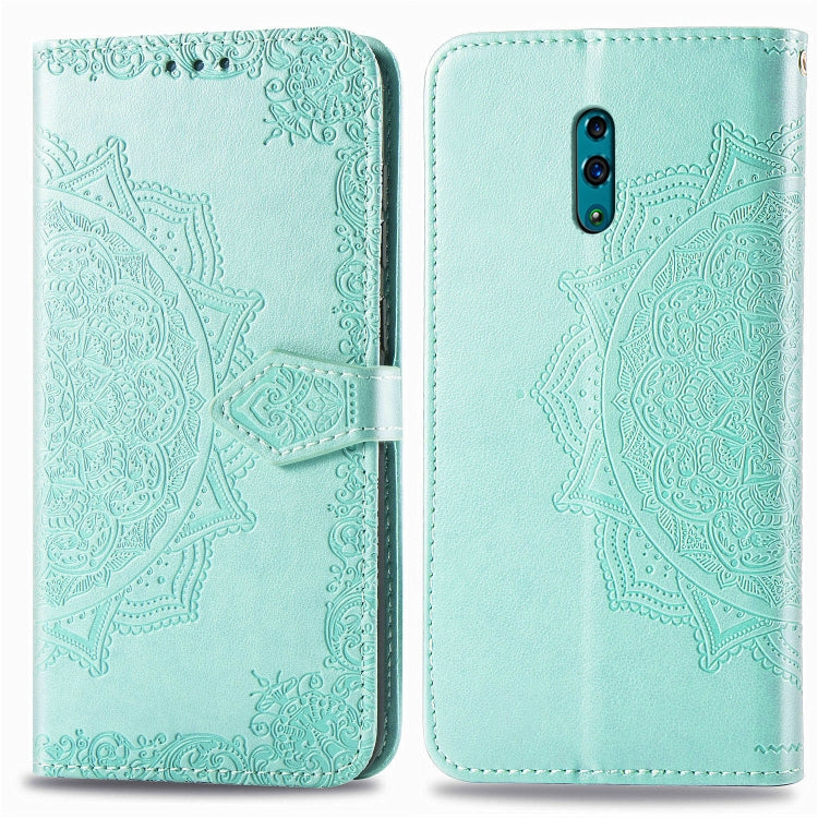 Embossed Mandala Pattern PC + TPU Horizontal Flip Leather Case with Holder & Card Slots, For OPPO R7, For OPPO R17 Pro, For OPPO Reno 10X Zoom, For OPPO Reno