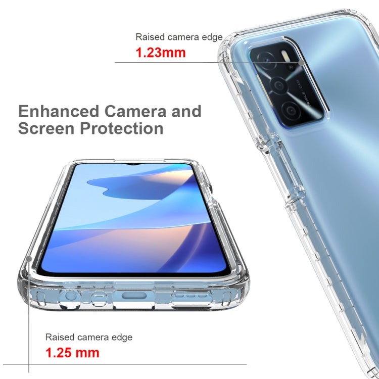 Shockproof High Transparency Two-color Gradual Change PC+TPU Candy Colors Phone Protective Case, For OPPO A16, For OPPO A54 4G, For OPPO Realme C21Y