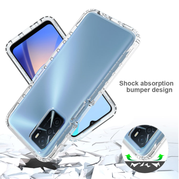 Shockproof High Transparency Two-color Gradual Change PC+TPU Candy Colors Phone Protective Case, For OPPO A16, For OPPO A54 4G, For OPPO Realme C21Y