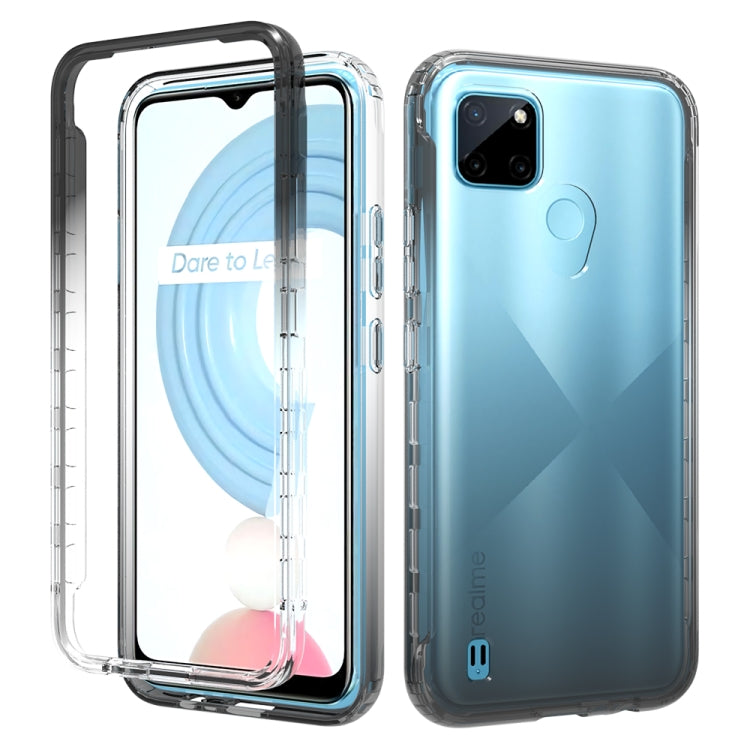 Shockproof High Transparency Two-color Gradual Change PC+TPU Candy Colors Phone Protective Case, For OPPO A16, For OPPO A54 4G, For OPPO Realme C21Y