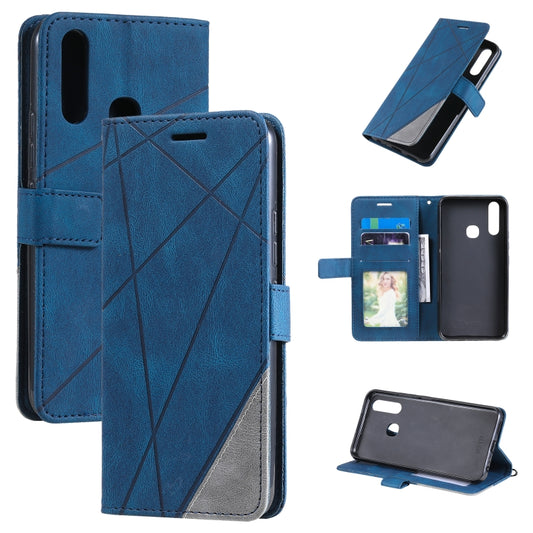 Skin Feel Splicing Horizontal Flip Leather Phone Case